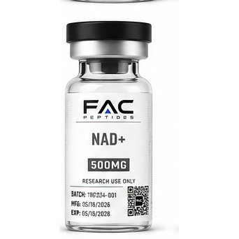 NAD+ research peptide vial