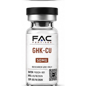 GHK-Cu research peptide vial