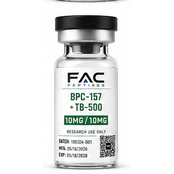 BPC-157 + TB-500 research peptide vial